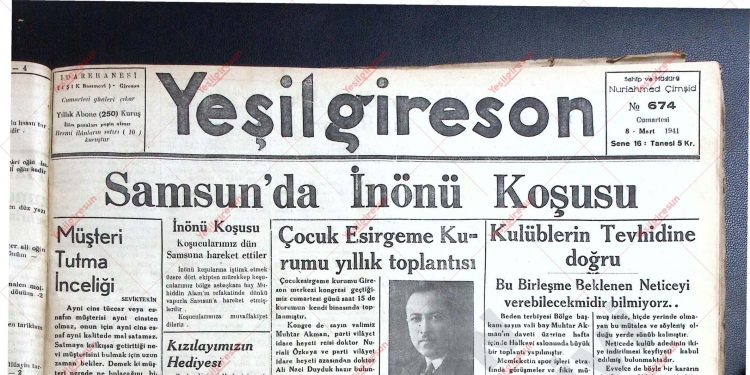 8 Mart 1941 – Sayı 674