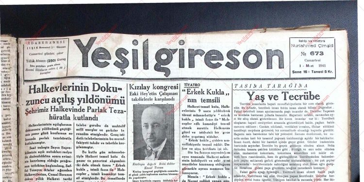 1 Mart 1941 – Sayı 673