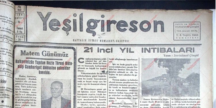 11 Kasım 1944 – Sayı 853