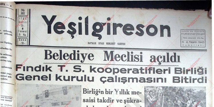 6 Kasım 1943 – Sayı 802