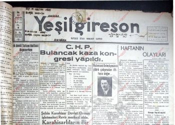 18 Aralık 1943 – Sayı 807