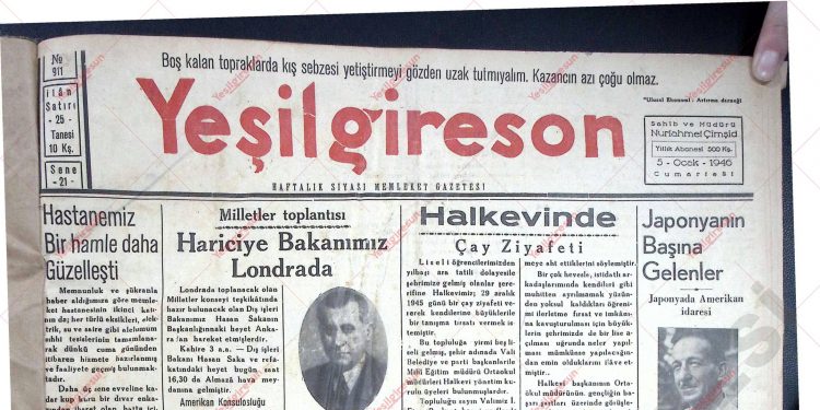 5 Ocak 1946 – Sayı 911