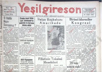 18 Ocak 1947 – Sayı 964