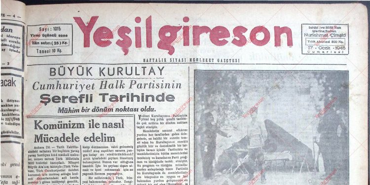 17 Ocak 1948 – Sayı 1015