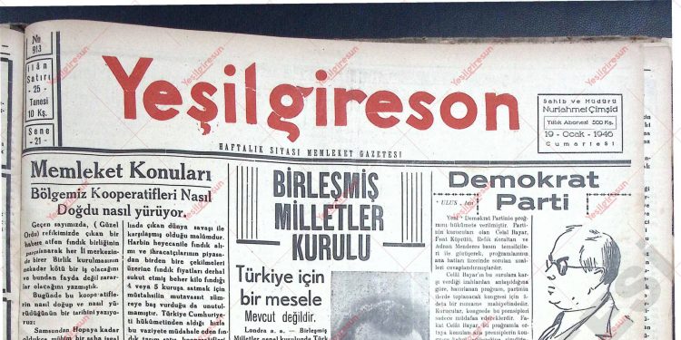 19 Ocak 1946 – Sayı 913