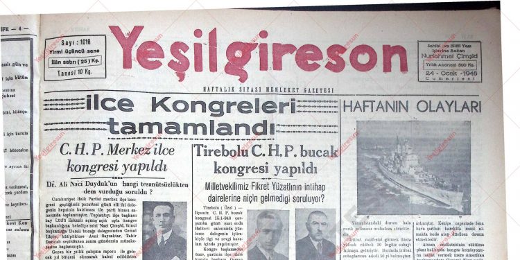 24 Ocak 1948 – Sayı 1016