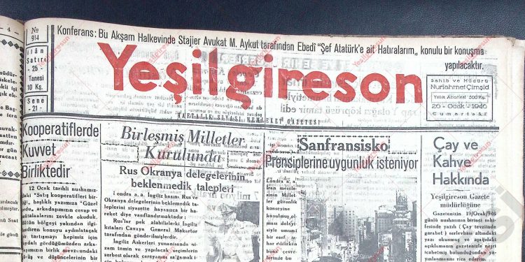 26 Ocak 1946 – Sayı 914