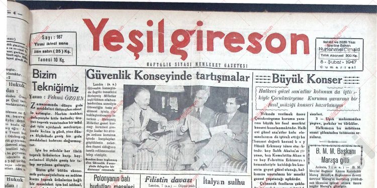 8 Şubat 1947 – Sayı 967
