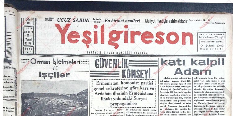 9 Şubat 1946 – Sayı 916