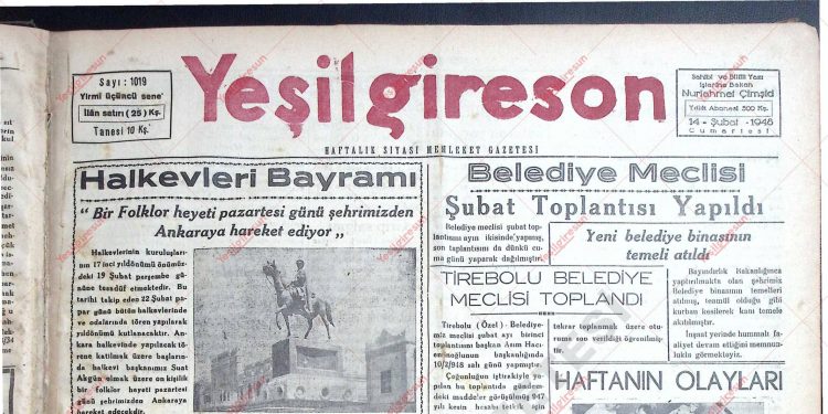 14 Şubat 1948 – Sayı 1019