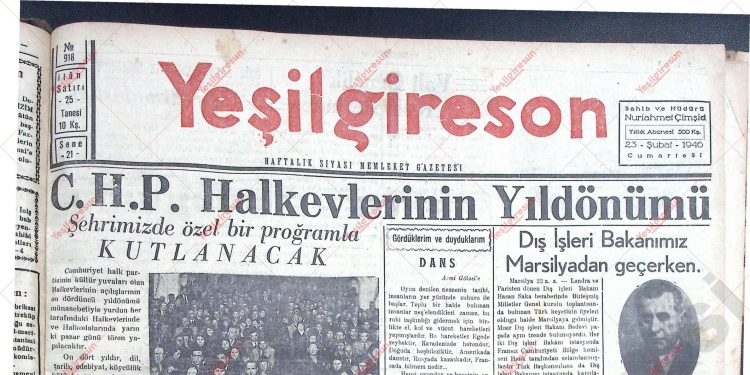 23 Şubat 1946 – Sayı 918