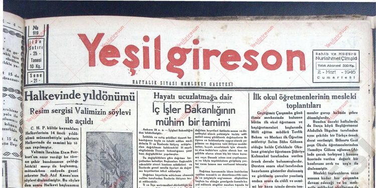 2 Mart 1946 – Sayı 919