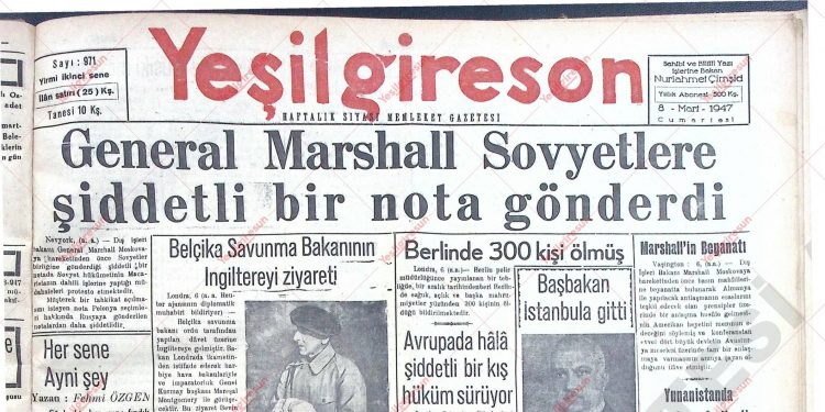 8 Mart 1947 – Sayı 971