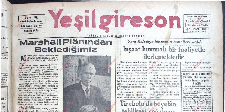 27 Mart 1948 – Sayı 1025