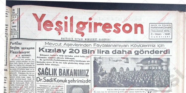 6 Nisan 1946 – Sayı 924