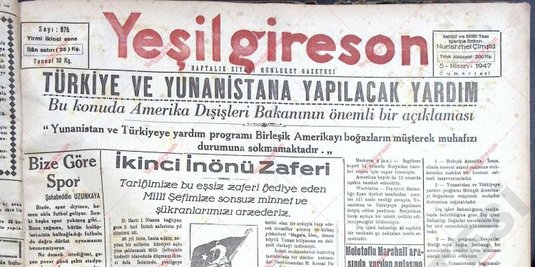 5 Nisan 1947 – Sayı 975