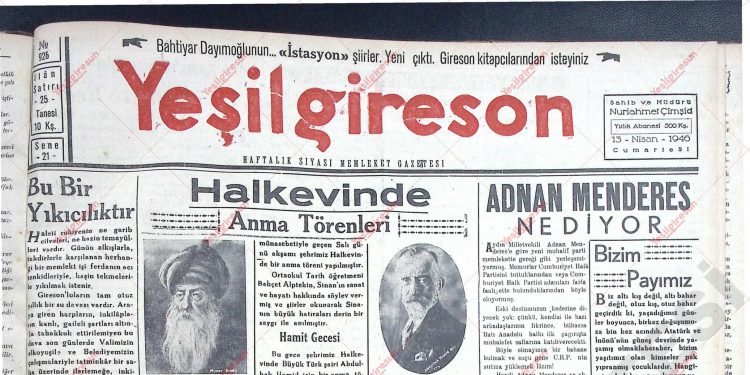 13 Nisan 1946 – Sayı 925