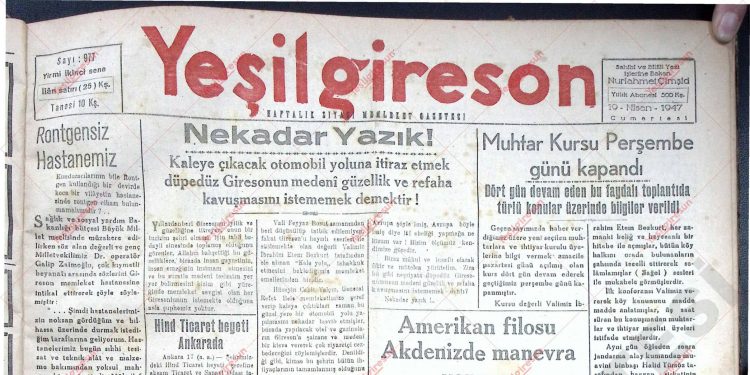 19 Nisan 1947 – Sayı 977