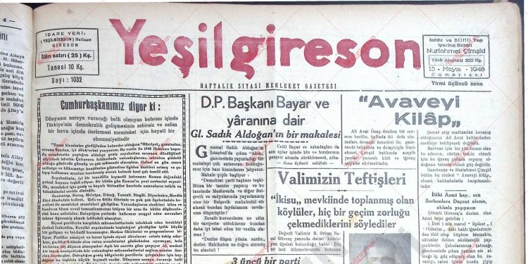 15 Mayıs 1948 – Sayı 1032