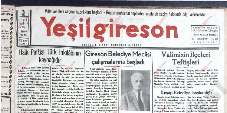 8 Haziran 1946 – Sayı 933