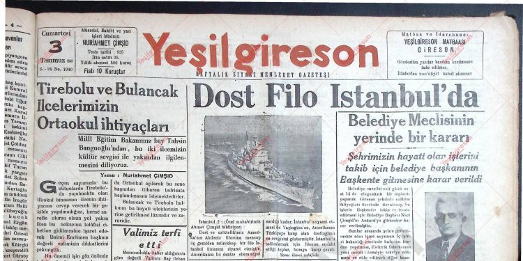 3 Temmuz 1948 – Sayı 1040