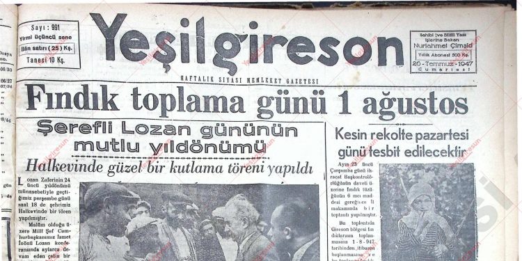 26 Temmuz 1947 – Sayı 991