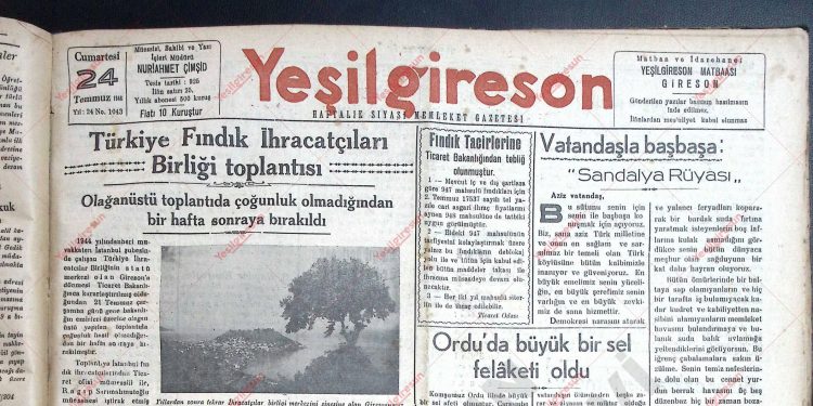 24 Temmuz 1948 – Sayı 1043