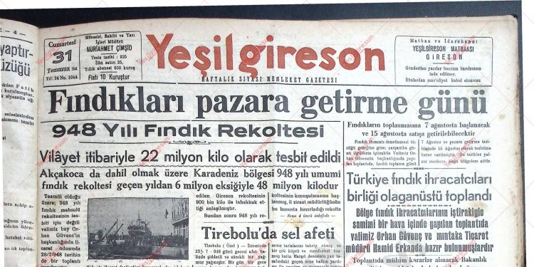 31 Temmuz 1948 – Sayı 1044