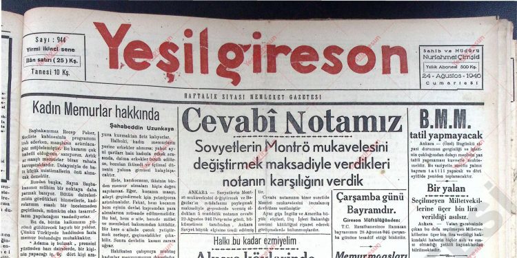 24 Ağustos 1946 – Sayı 944