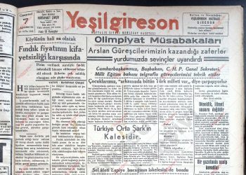 7 Ağustos 1948 – Sayı 1045