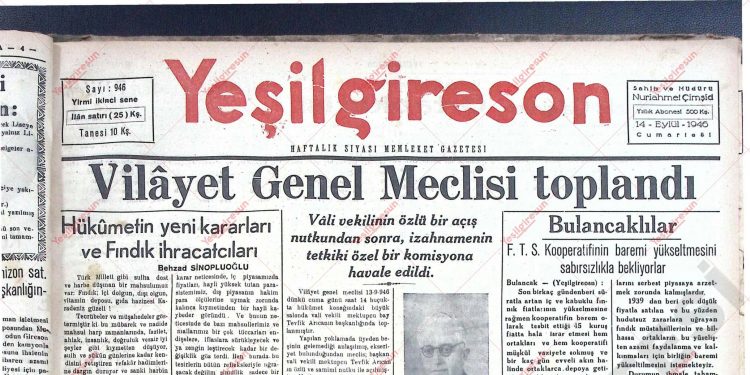 14 Eylül 1946 – Sayı 946