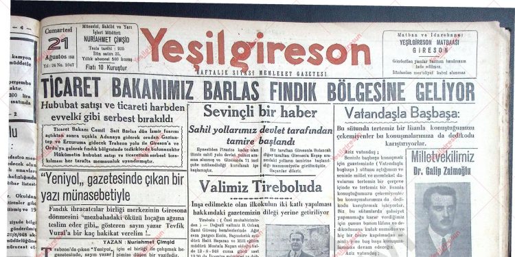21 Ağustos 1948 – Sayı 1047
