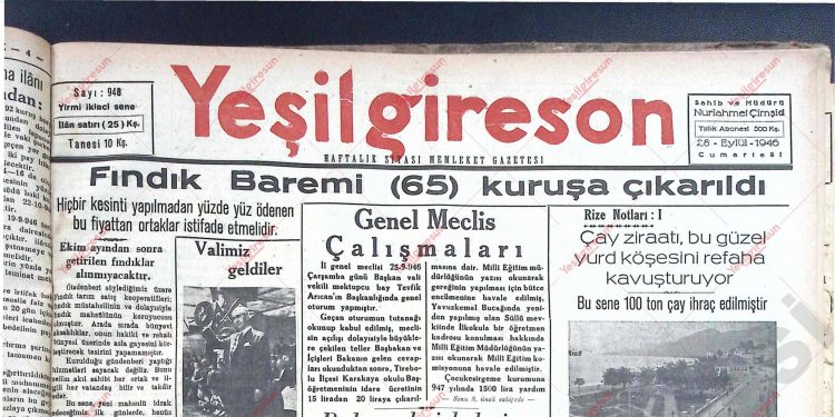 28 Eylül 1946 – Sayı 948