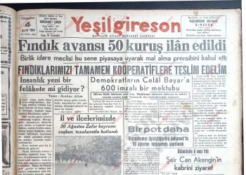 4 Eylül 1948 – Sayı 1049