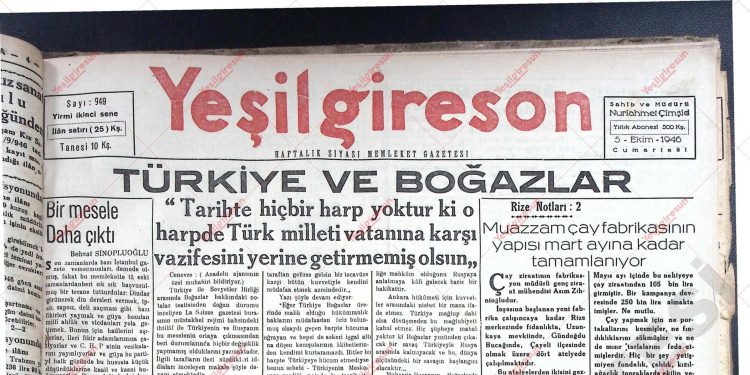 5 Ekim 1946 – Sayı 949