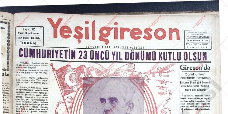 26 Ekim 1946 – Sayı 952