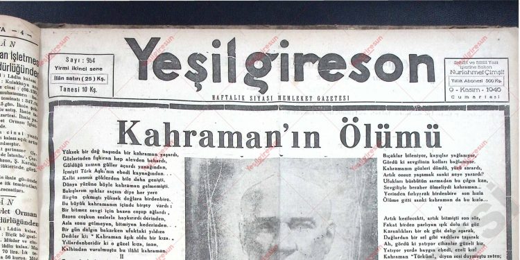 9 Kasım 1946 – Sayı 954