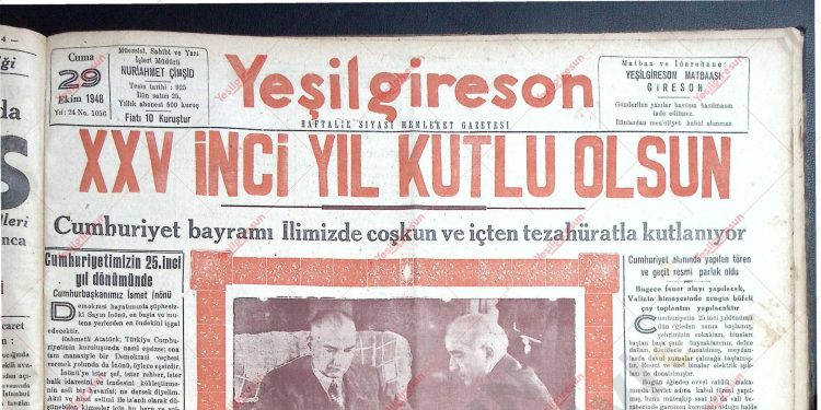 29 Ekim 1948 – Sayı 1056