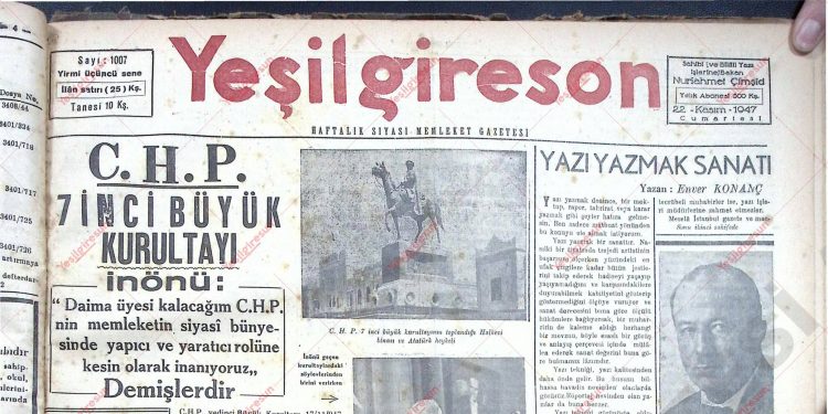 22 Kasım 1947 -Sayı 1007