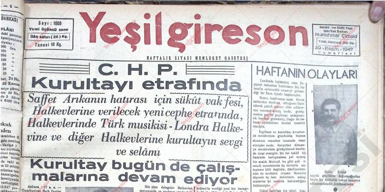 29 Kasım 1947 -Sayı 1008