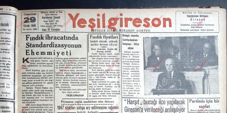 29 Ocak 1949 – Sayı 1069