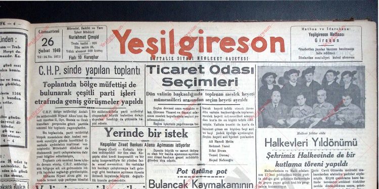 26 Şubat 1949 – Sayı 1073