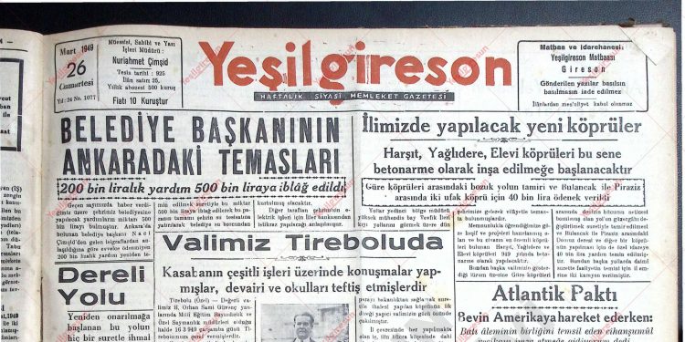26 Mart 1949 – Sayı 1077