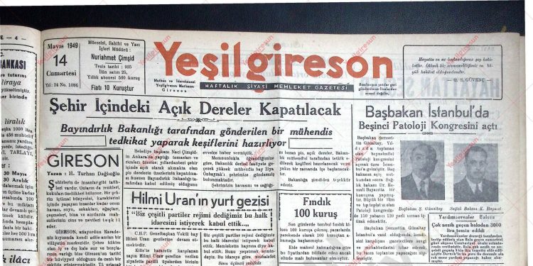 14 Mayıs 1949 – Sayı 1086