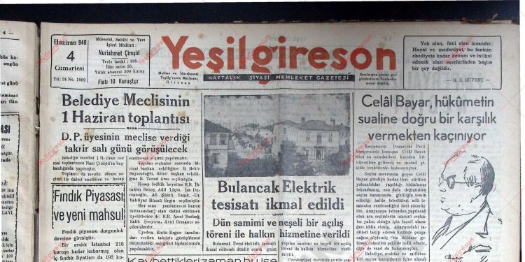 4 Haziran 1949 – Sayı 1089