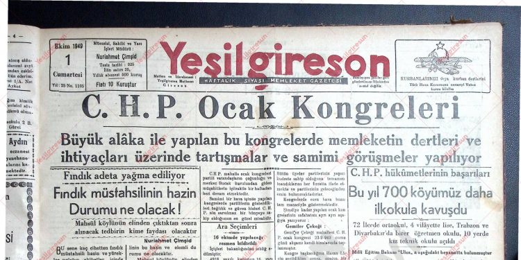 1 Ekim 1949 – Sayı 1105
