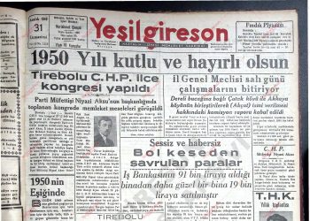 31 Aralık 1949 – Sayı 1118