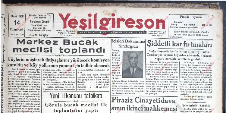 14 Ocak 1950 – Sayı 1120