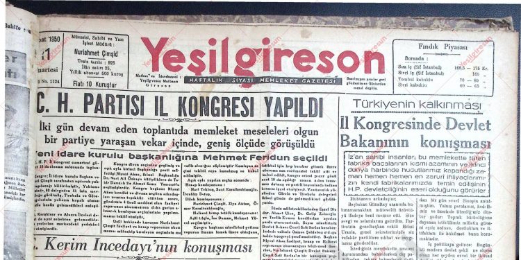 11 Şubat 1950 – Sayı 1124