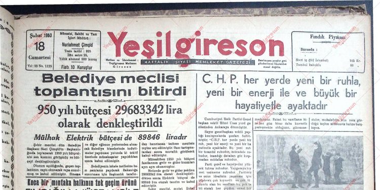 18 Şubat 1950 – Sayı 1125